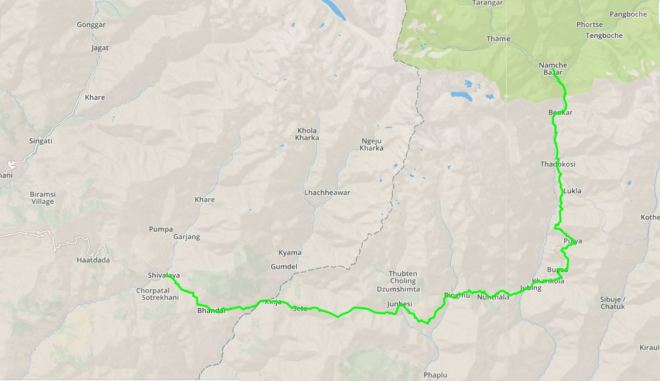 shivalaya-to-namche-route